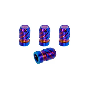 Rison Titanium Car Tire Valve Caps Colorful Valve Stem Caps 4PCS Titanium Valves - Picture 1 of 37