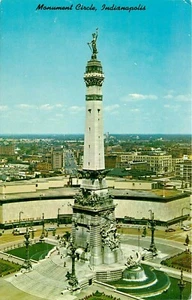 Postal Monumento a Soldados y Marineros de Indiana en 1969 - Imagen 1 de 2
