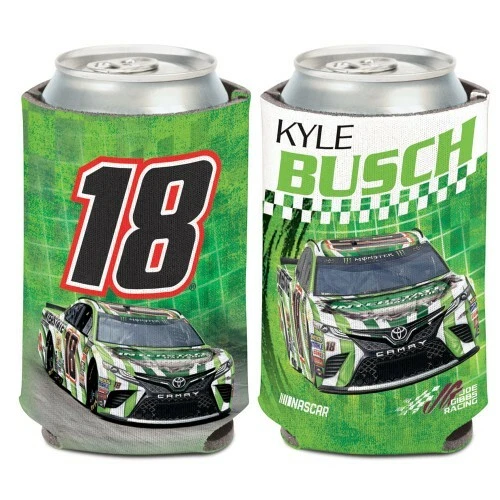 Kyle Busch 2019 Wincraft #18 Interstate Batteries 12oz Can Coolie FREE SHIP! - Image 1 of 1