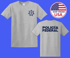 SPP Policía Federal México Policía Hombre Gris Talla S-5XL - Imagen 1 de 1