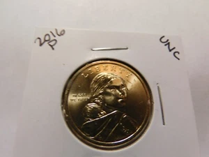 2016 P  SACAGAWEA/Native American UNCIRCULATED DOLLAR-FROM U.S. MINT Roll - Picture 1 of 3