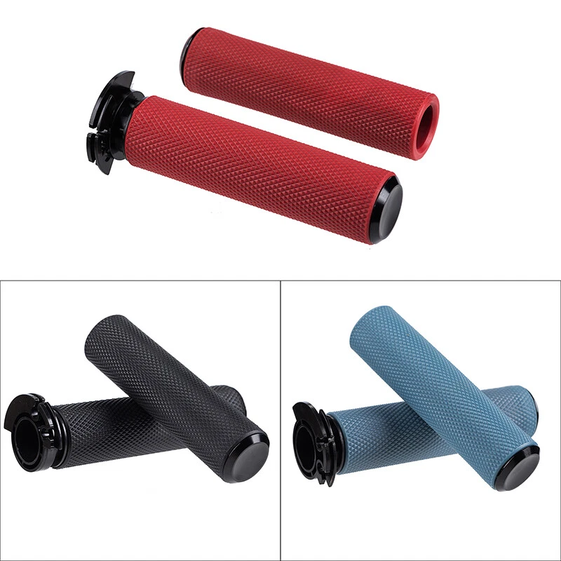 2 ручки дроссельной заслонки из термополиуретана для мотоциклетного руля 7/8 дюйма 22 мм универсальные - Изображение 1 из 4