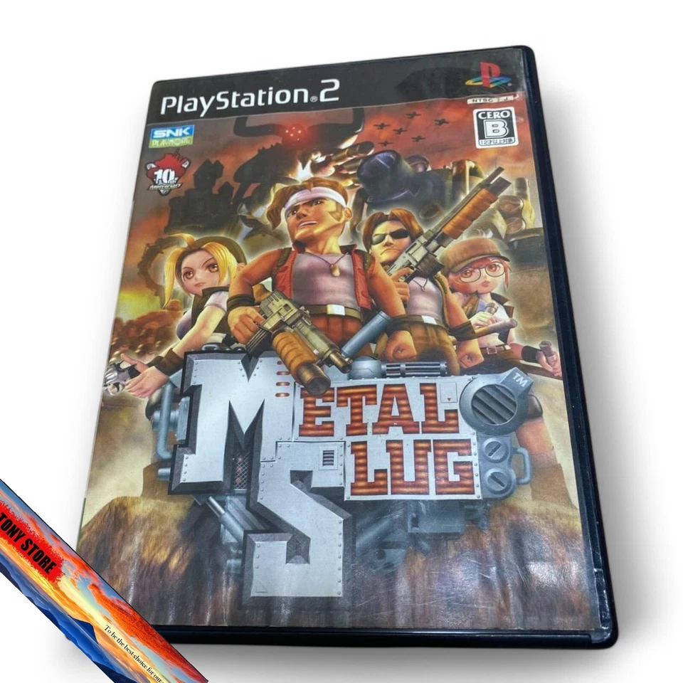 PS2 Metal Slug SNK Playmore Sony PlayStation 2 JP Action Adventure Battle Game - Image 1 of 1