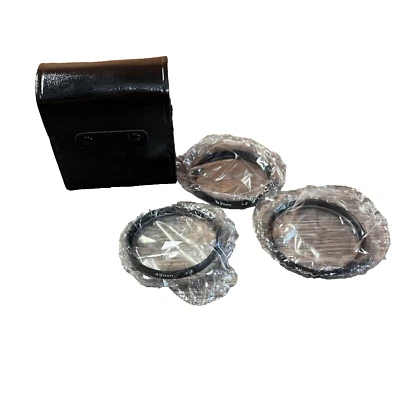 Pro 49 mm Close-up Lens Set of 3 -  #1, #2 & #3 w case EUC - Image 1 of 4