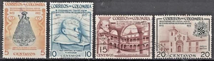 COLOMBIA:1954 SC#629-32 Used Founding of the Senior College of Our Lady   AL254 - Picture 1 of 2