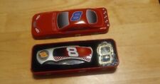 Vintage NASCAR Dale Earnhardt Jr #8 Collectible Pocket Knife & Key Chain Set