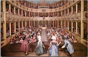Sarasota, Florida Postcard "ASOLO THEATRE INTERIOR" Comedy Festival c1960s - Picture 1 of 2