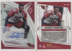2019 Panini Phoenix Rookies Auto Silver Deionte Thompson #148 Rookie Auto RC