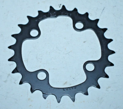 Anillo de cadena para bicicleta Raceface MTB 4 pernos 24 dientes 24T negro 64BCD grava ¡Envío a EE. UU.! Foto 1 de 4