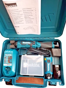 Makita Akku Knickschrauber DF012D m. 4 Akkus, Ladegerät, Taschenlampe, Koffer - Bild 1 von 10
