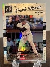 2017 Panini Donruss Frank Thomas #180 Season Stat Line /500 Chicago White Sox