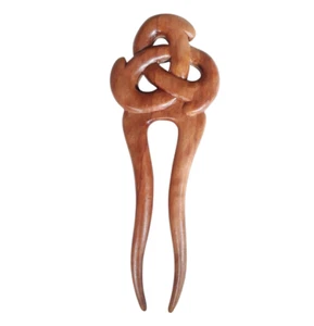 Wooden Celtic Knot Hair Fork Hairfork Hair Pin Hairpin Hair Accessory - Picture 1 of 1