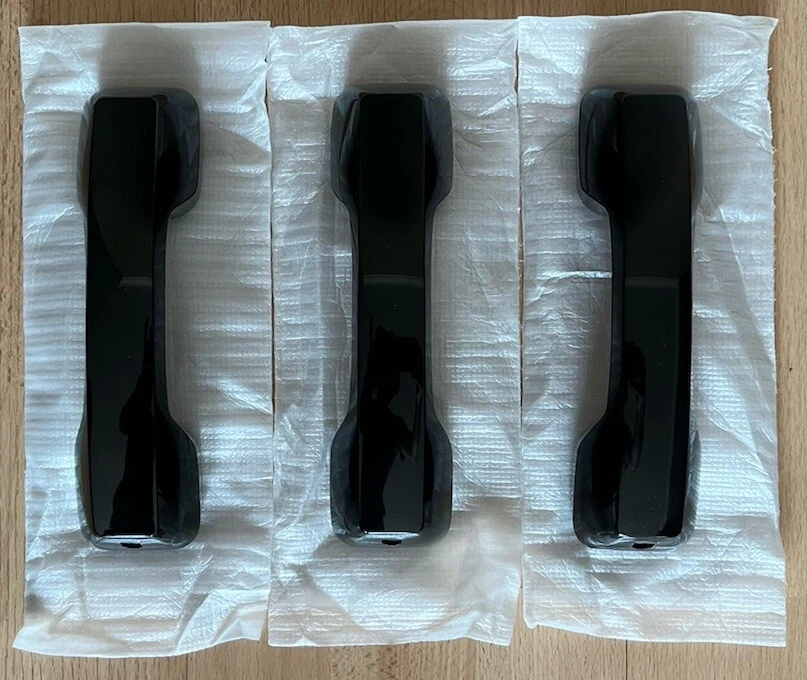 Lot Of 3 New Partner MLS Black Phone Handset (MLS6 MLS12 MLS12D MLS18D MLS34D) - Image 1 of 4