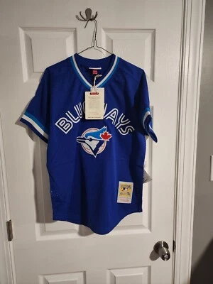 Mitchell & Ness Joe Carter 1993 Toronto Blue Jays BP Jersey Sz 52 XXL  - Image 1 of 4