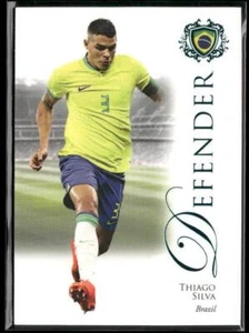 2023-24 Futera Unique World Football #025 Thiago Silva #025 Emerald #/40 - Picture 1 of 2