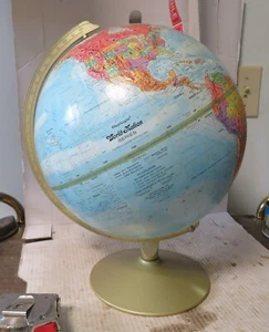 Vintage Globe - Replogle World Nation Series 12” -LeRoy Toman-Raised Relief-USSR - Picture 1 of 9