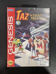 Taz in Escape From Mars (Sega Genesis, 1994) Authentic - No Manual - Picture 1 of 2