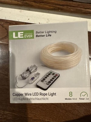 Luz de cuerda LED de alambre de cobre Foto 1 de 3