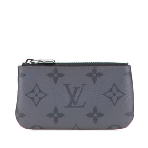 LOUIS VUITTON Monogram Eclipse Pochette Cle Reverse Münzetui M80905 【Gebraucht】 - Bild 1 von 10