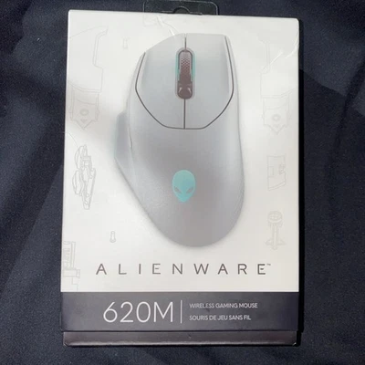 Alienware Dell AW620M Wireless Optical Gaming Mouse Lunar Light NEW IN BOX - Image 1 of 4