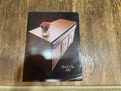 1970's Rock Ola 456 Jukebox Flyer Brochure Vintage - Image 1 of 3