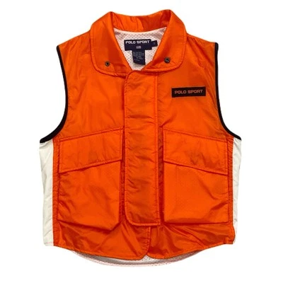 Chaleco Chaleco Vintage Polo Sport Ralph Lauren Nylon Malla Forrado Mujer’s Pequeño Foto 1 de 4