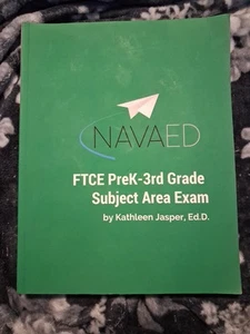 NAVAED FTCE PreK-3rd Grade Subject Area Exam Kathleen Jasper Study guide Book - Picture 1 of 2