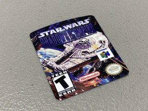Star Wars Shadows of the Empire, Variant (N64 Nintendo) Replacement Label - Picture 1 of 1