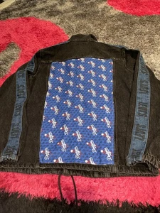 Levi's x MLB LA Dodgers Custom Premium Dark Denim Trucker Jacket Big E 1 Of 1 M - Bild 1 von 11
