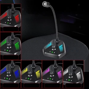Microphone Ordinateur USB avec Prise Jack 3,5mm, Microphone PC, Microphone Ordinateur Portable, - Photo 1/7