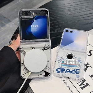 Magsafe Hülle für Samsung Galaxy Z Flip7 FE Flip6 5 4 Astronaut Hartschalenhülle - Picture 1 of 17