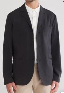 NWT Rag & Bone Men’s Achilles Blazer Jacket Black Size 42 Reg MEDIUM $598 - Picture 1 of 15