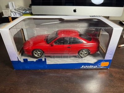 1/18 Solido 宝马 850 CSi Coupe 1990 辉煌红色/黑色 S1807001 罕见! — 第 1/2 张图片