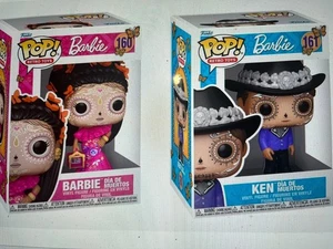 Funko Pop Barbie & Ken Día De Los Muertos 160 161 con Protectores ENVÍO GRATUITO - Imagen 1 de 2