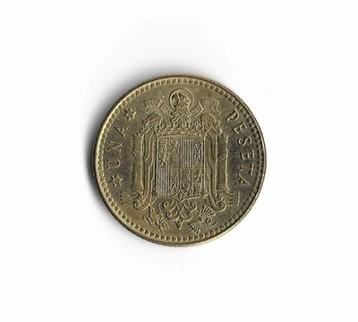 1975 Spain - 1 Peseta - 548 - Aluminum Bronze - 3.5g - Image 1 of 2