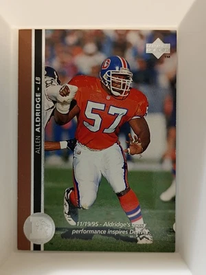 1996 Upper Deck Allen Aldridge Denver Broncos #189 - Image 1 of 2