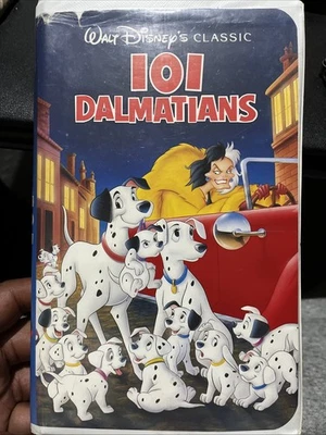 101 DALMATIANS WALT DISNEY THE CLASSICS BLACK DIAMOND 1992  VHS 1263 ONE OWNER - Image 1 of 4