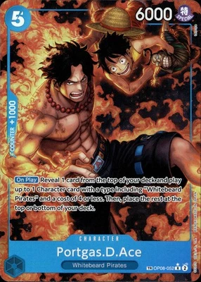 One Piece Royal Blood Portgas.D.Ace Special OP08-052 NM english - Bild 1 von 2