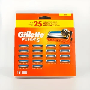 Gilette Fusion 5 Ersatz Rasierklingen 18 Stück für Fusion Rasierer Original NEU✅ - Bild 1 von 2