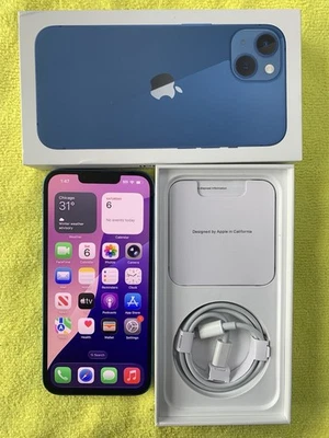 Apple iPhone 13 -128 GB, Azul *LEER* P@rts solamente Foto 1 de 4