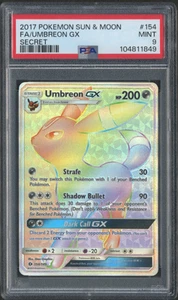 Pokemon TCG: Umbreon GX 154/149 Sun Moon Base Set Secret Rainbow PSA 9 Mint - Picture 1 of 3