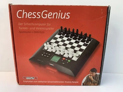 Elektronisches Schachbrett Chess Genius von Millennium - Spielen Sie Schach auf jedem Niveau EUC - Bild 1 von 4