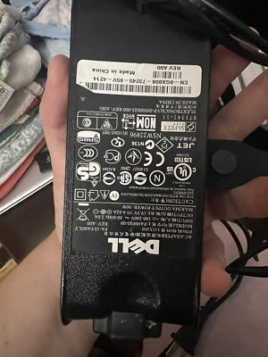 Dell AC Laptop Power Adapter.  PA-10 Family.  Output 19.5V. - Image 1 of 2