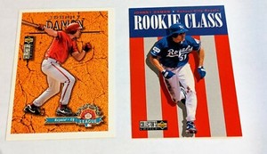 Lot (2) 1996 UD Collector's Choice Johnny Damon #10 & #650 Rookie Card RC NM