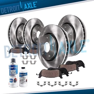 Front Rear Disc Brake Rotors Brake Pads for 2004 - 2009 2011 - 2017 Nissan Quest - Picture 1 of 8
