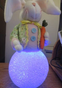 celebrating home lighted bunny - Picture 1 of 16
