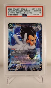 2022 Dragon Ball Super S19 FA BT19-038 Vegeta, Stronger Together Foil PSA 10 - Picture 1 of 2