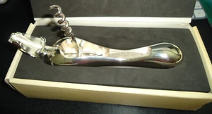 U+ Umbra Studio  Design Luciano Lorenzatti Silver Wine Bar Opener Corkscrew - Picture 1 of 19