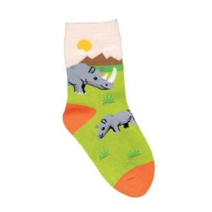 Socksmith Kids Socks 4-7 yrs – Rambunctious Rhino KC71644 - Picture 1 of 4