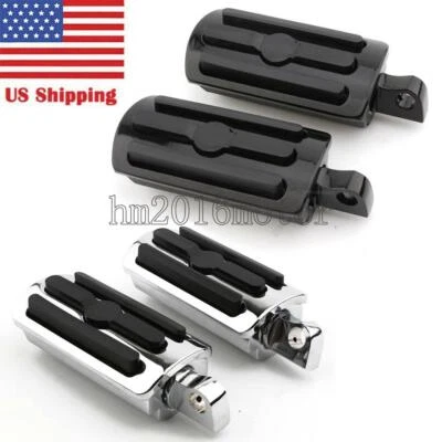 Par de estriberas de carretera montaje macho para Harley-Davidson Dyna Wide Glide FXDWG EE. UU. Foto 1 de 2